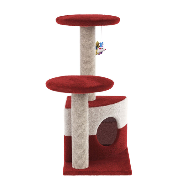 Katzenbaum klein rot 71 cm