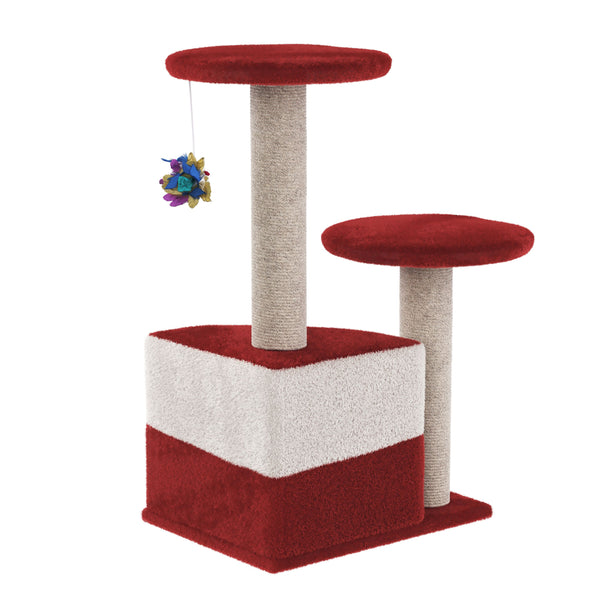 Katzenbaum klein rot 71 cm