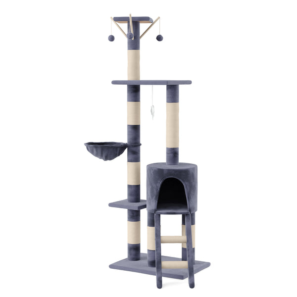 Katzenbaum SHEILA 138 cm grau