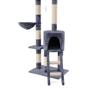 Katzenbaum SHEILA 138 cm grau