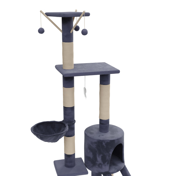 Katzenbaum SHEILA 138 cm grau