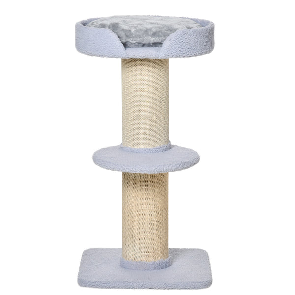 Katzenbaum Spielbaum Kratzstamm mit Plattform 45x45x91cm