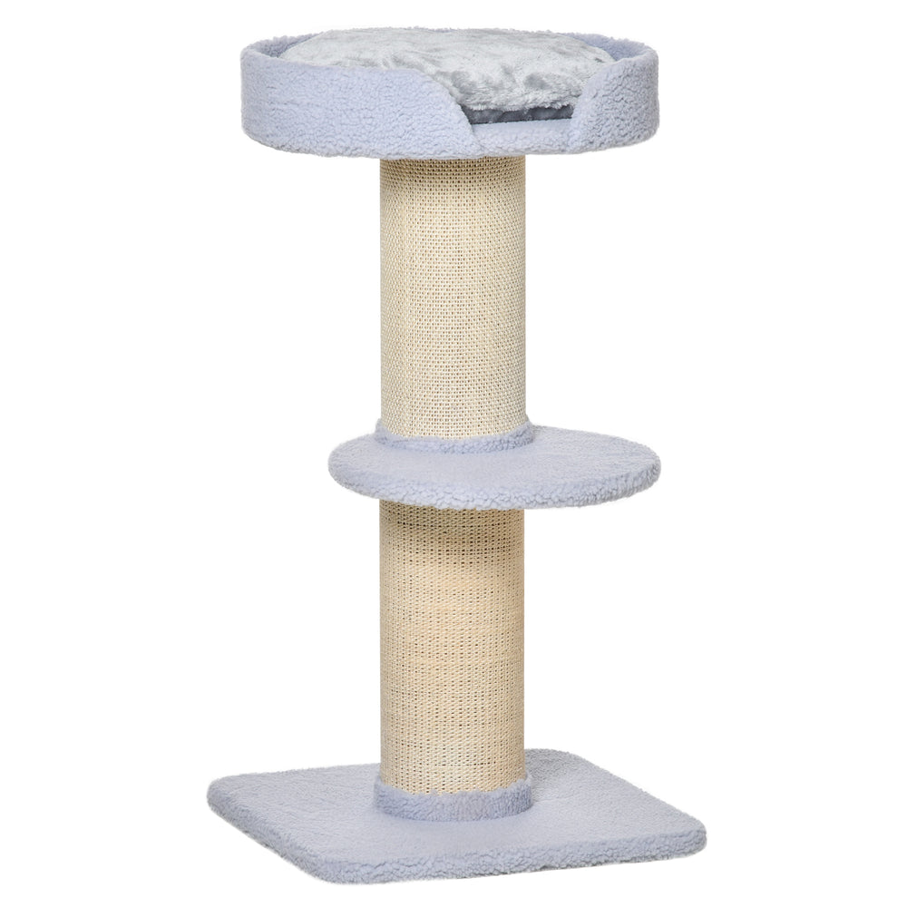 Katzenbaum Spielbaum Kratzstamm mit Plattform 45x45x91cm