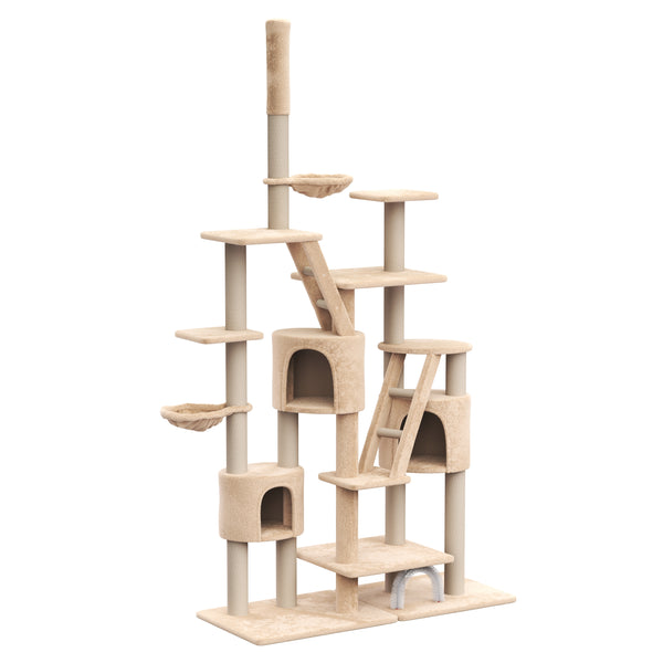 Katzenkratzbaum, beige (XXL)