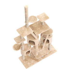 Katzenkratzbaum, beige (XXL)