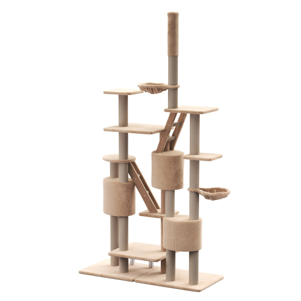 Katzenkratzbaum, beige (XXL)