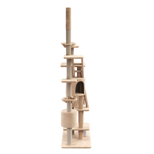 Katzenkratzbaum, beige (XXL)
