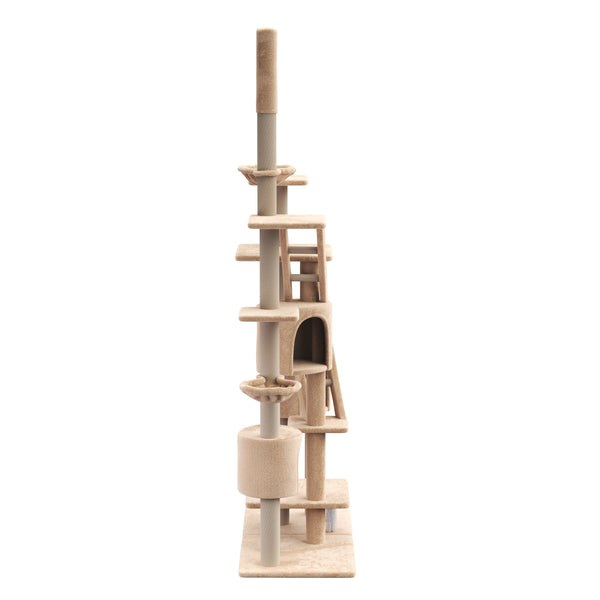 Katzenkratzbaum, beige (XXL)