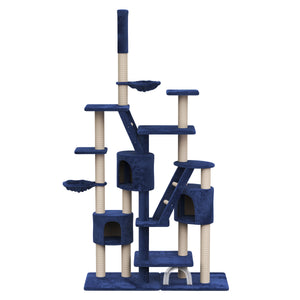 Griffoir pour chat, bleu (XXL)