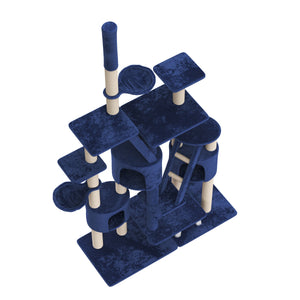 Griffoir pour chat, bleu (XXL)