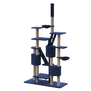 Griffoir pour chat, bleu (XXL)