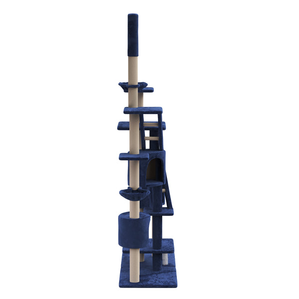 Griffoir pour chat, bleu (XXL)