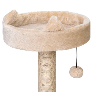 Katzenbaum mit Hängebett 3-Stock 60x40x81cm