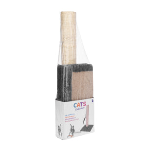 Katzenbaum Kratzstamm 55 cm beige/grau