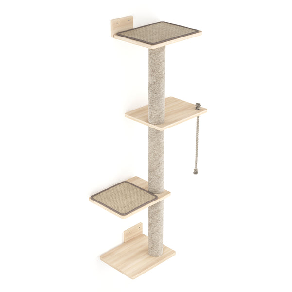 Katzenbaum zur Wandmontage DORIS 127 cm