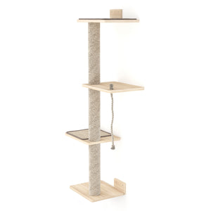 Katzenbaum zur Wandmontage DORIS 127 cm
