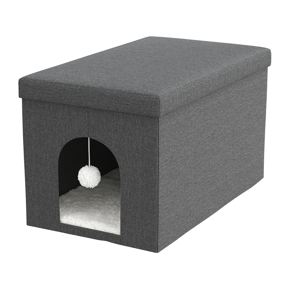 Katzenbett Höhle NOKS faltbar 65 x 45 x 45 cm anthrazit
