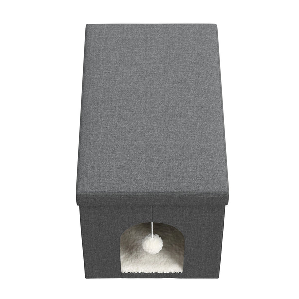Katzenbett Höhle NOKS faltbar 65 x 45 x 45 cm anthrazit