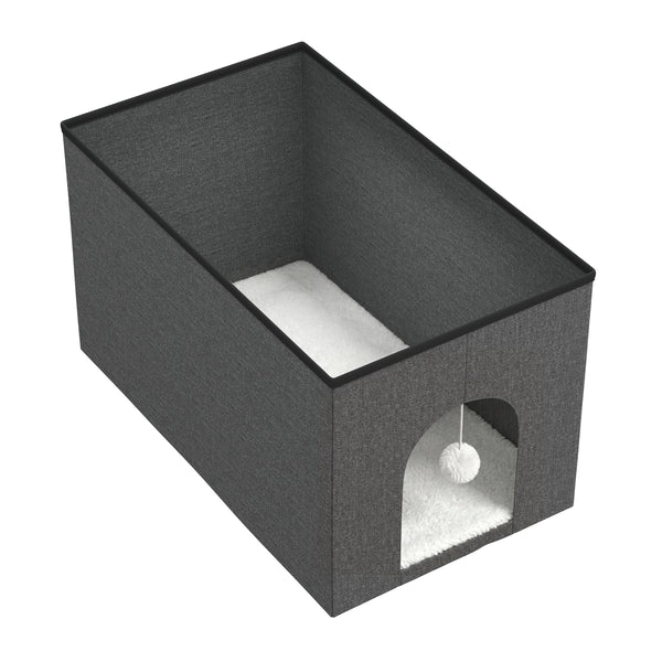Katzenbett Höhle NOKS faltbar 65 x 45 x 45 cm anthrazit