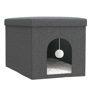 Katzenbett Höhle NOKS faltbar 65 x 45 x 45 cm anthrazit