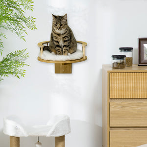 Katzenbett Katzenliege Katzenregal für Wandmontage Ø34x10.5cm
