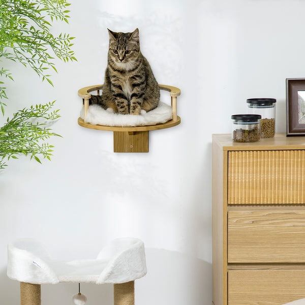 Katzenbett Katzenliege Katzenregal für Wandmontage Ø34x10.5cm
