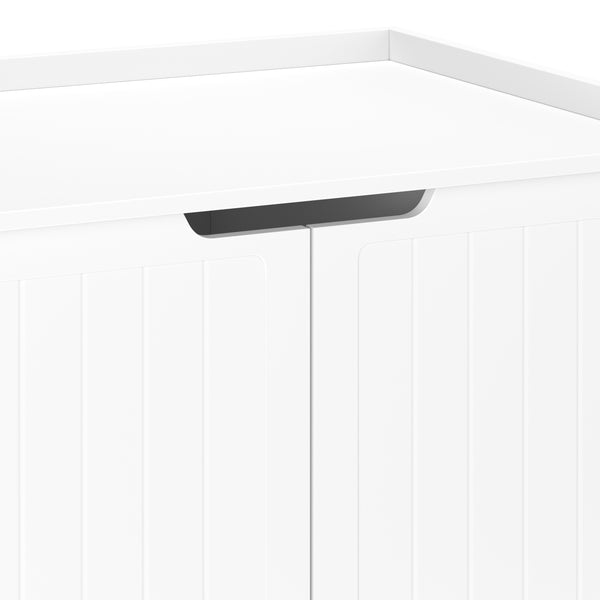 Katzenhaus für Katzentoilette 75 x 52 cm weiss