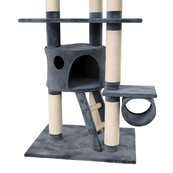 Katzenbaum deckenhoch 240 - 260 cm anthrazit
