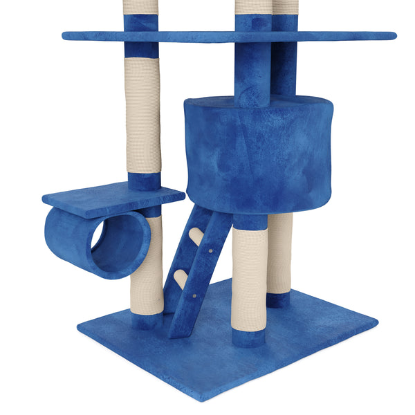 Katzenkratzbaum deckenhoch 240 - 260 cm dunkelblau