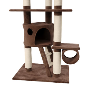 Katzenkratzbaum deckenhoch 240 - 260 cm braun