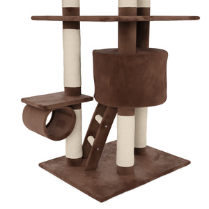 Katzenkratzbaum deckenhoch 240 - 260 cm braun