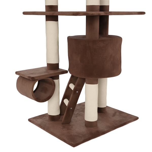 Katzenkratzbaum deckenhoch 240 - 260 cm braun