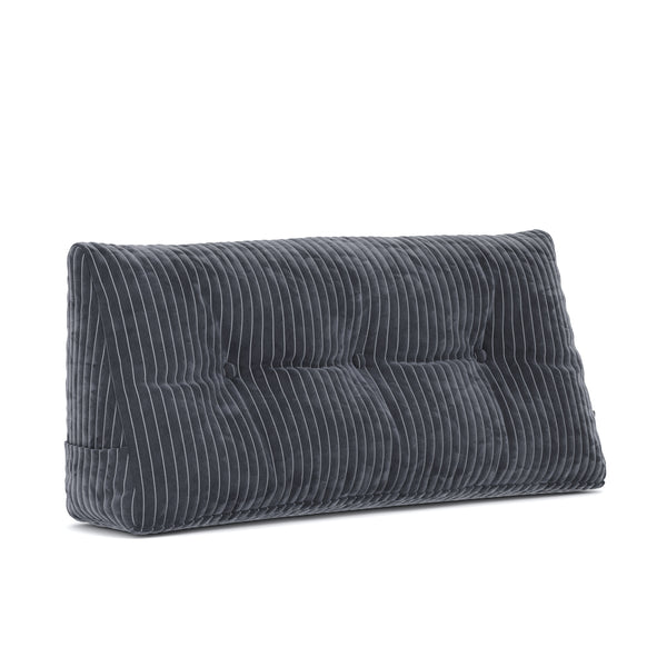 Keilkissen Samt 100 x 20 x 50 cm anthrazit