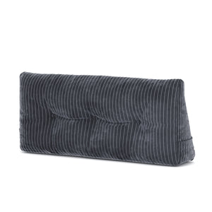 Keilkissen Samt 100 x 20 x 50 cm anthrazit