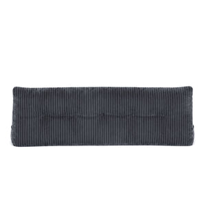 Keilkissen Samt 150 x 20 x 50 cm anthrazit