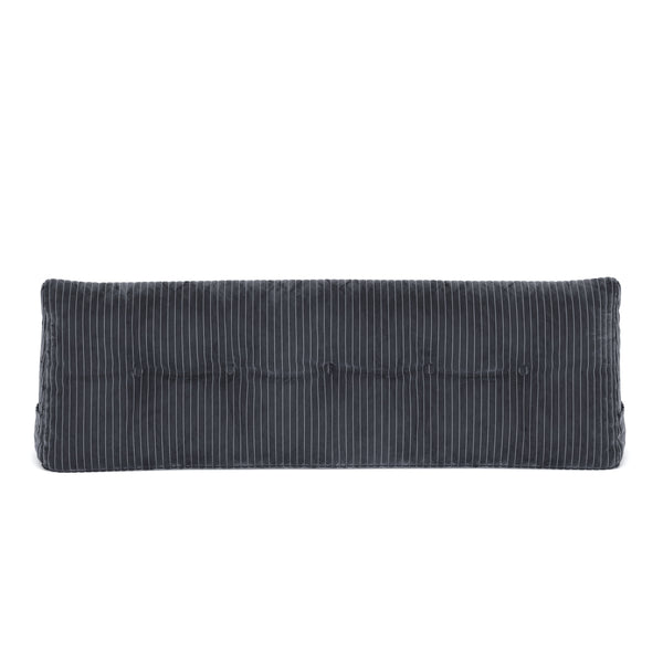 Keilkissen Samt 150 x 20 x 50 cm anthrazit