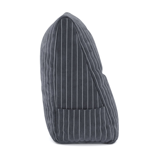 Keilkissen Samt 150 x 20 x 50 cm anthrazit