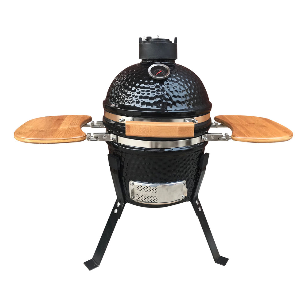 KAMADO BBQ Grill with side shelves