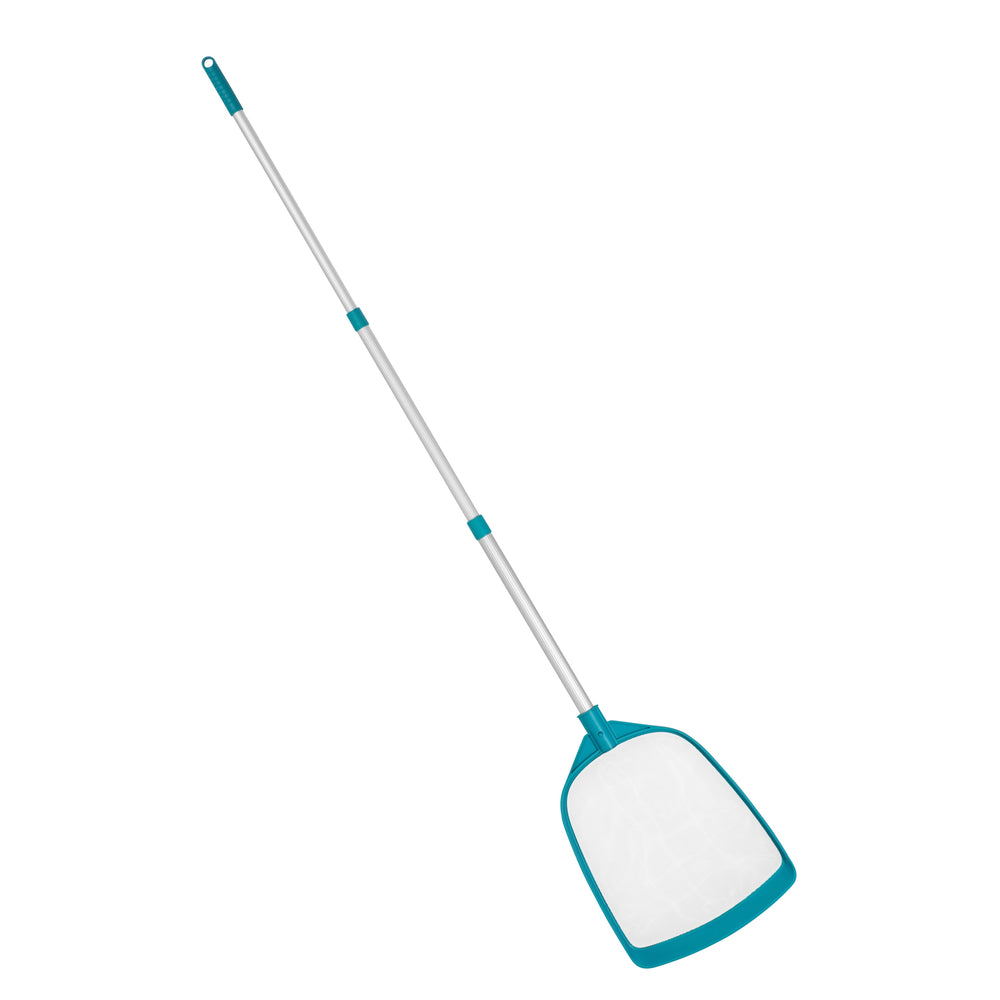 Pool landing net with telescopic pole