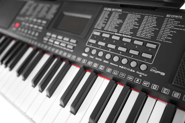 Keyboard Set mit Hocker und Ständer schwarz