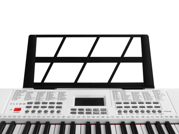 Keyboard Set mit Hocker und Ständer weiss/schwarz