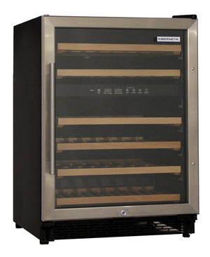 Armadio per vino Kibernetik WKH46F01 in acciaio cromato