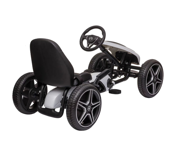 Karting pour enfants Mercedes blanc