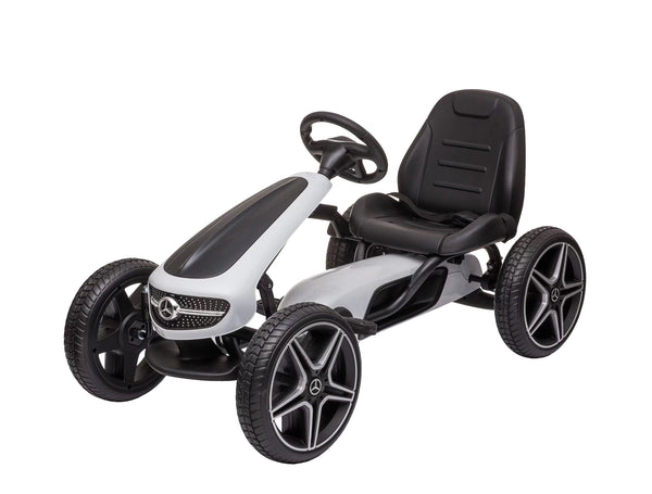 Karting pour enfants Mercedes blanc