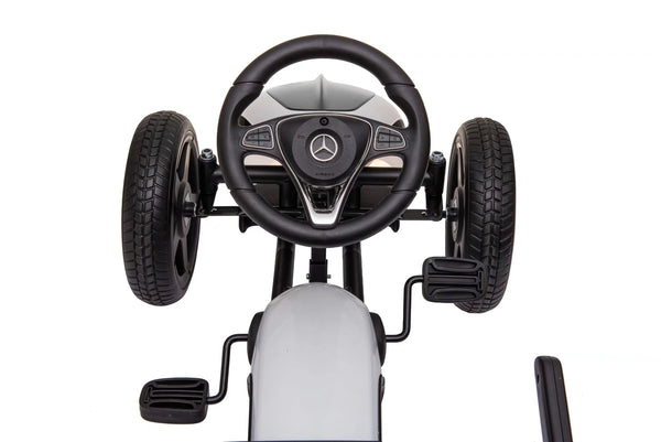 Karting pour enfants Mercedes blanc