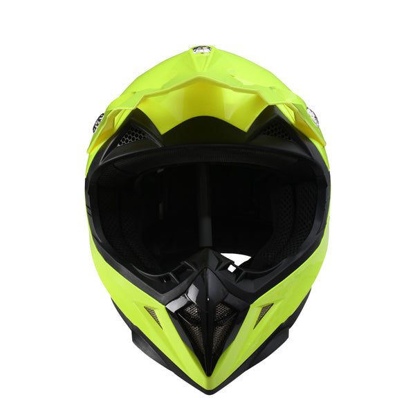 Kinder Mountainbike Motorradhelm Gr. 51/52 grün