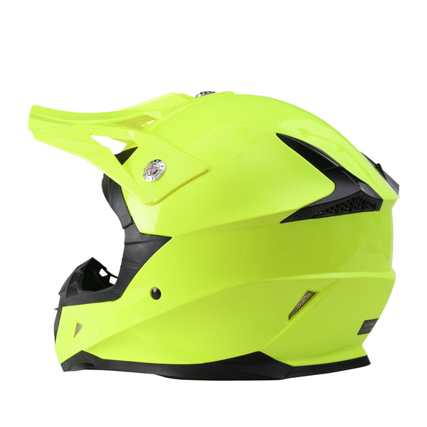 Kinder Mountainbike Motorradhelm Gr. 51/52 grün