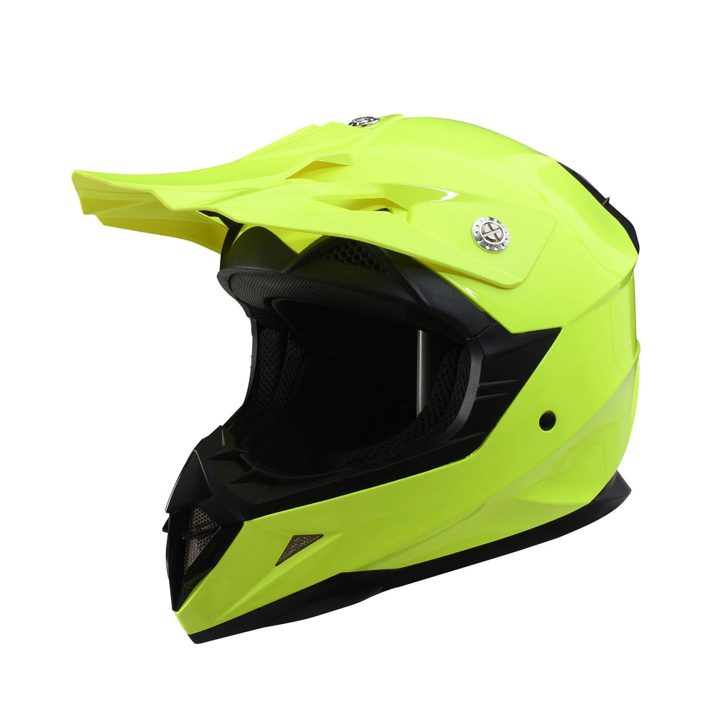 Casco da moto per mountain bike per bambini, taglia 51/52, verde
