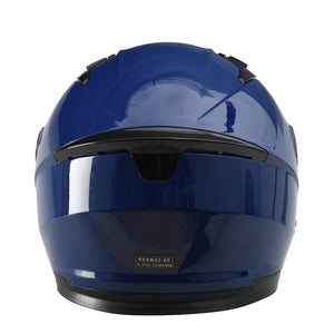 Kinder Motorradhelm blau Gr. 51/52