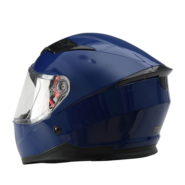 Kinder Motorradhelm blau Gr. 51/52